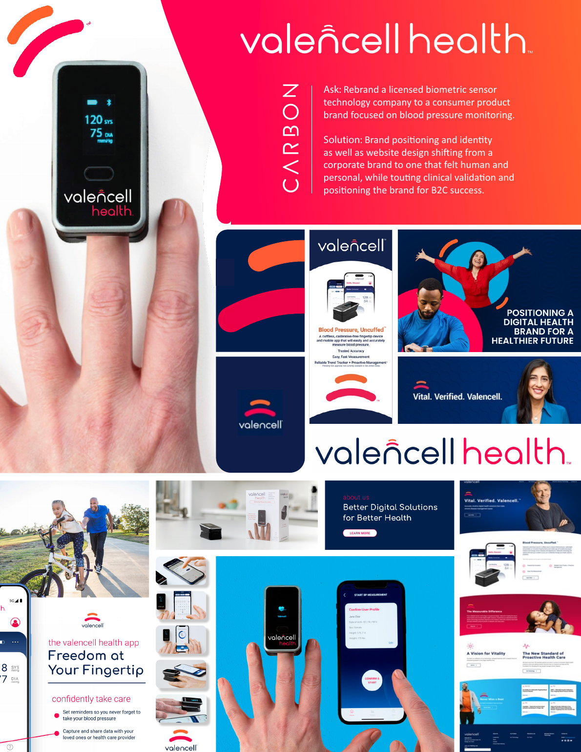 Valencell Health brand and digital work