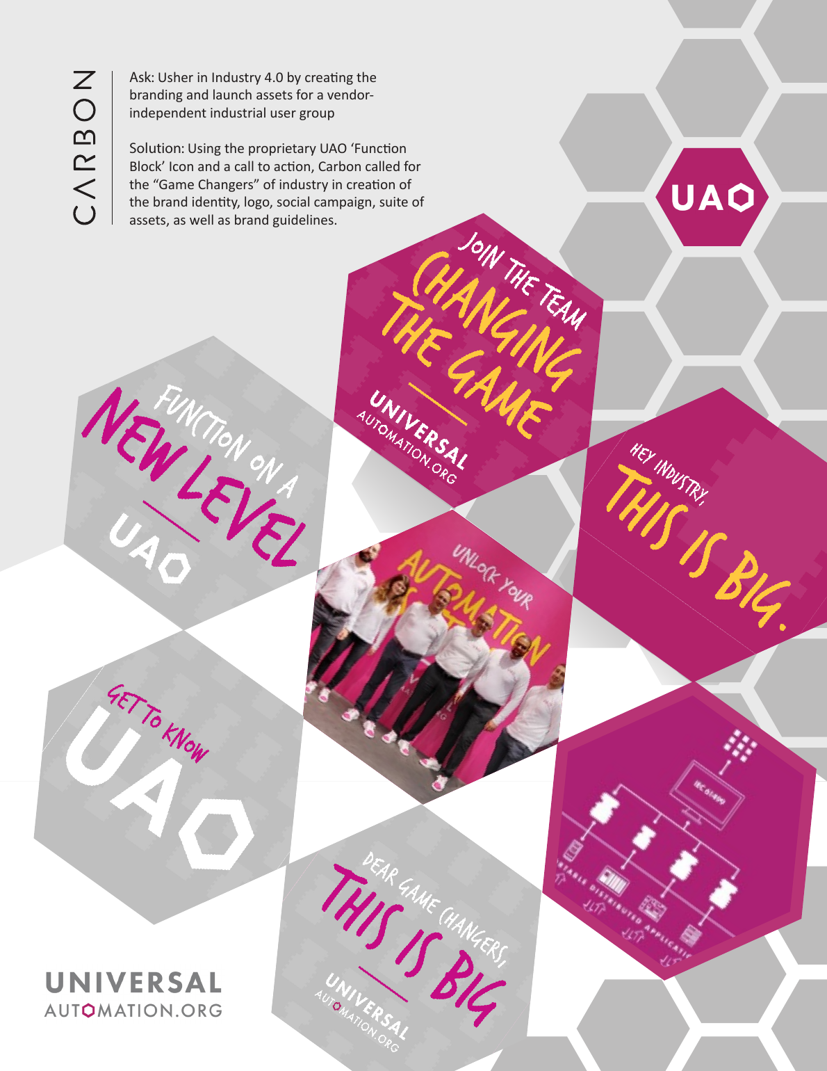 Universal Automation brand launch work